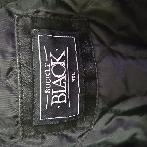 Buckle Black 3X men's coat - Picture 5 of 12